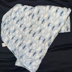 Kate Quinn Airplane Single Layer Bamboo Blanket